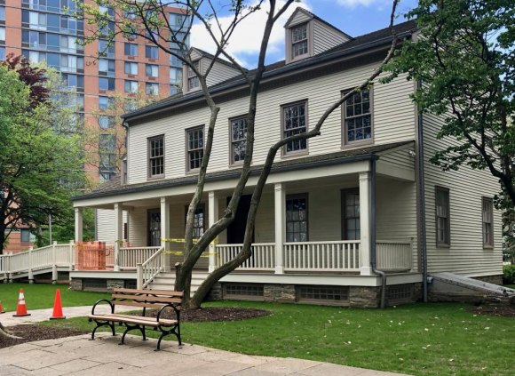 Construction/Infrastructure Moving Forward, Some Ever So Slowly Expect a ribbon cutting date soon. Blackwell House restoration is near the finish line.
